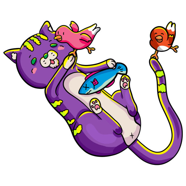 Purple Cat Thumbnail