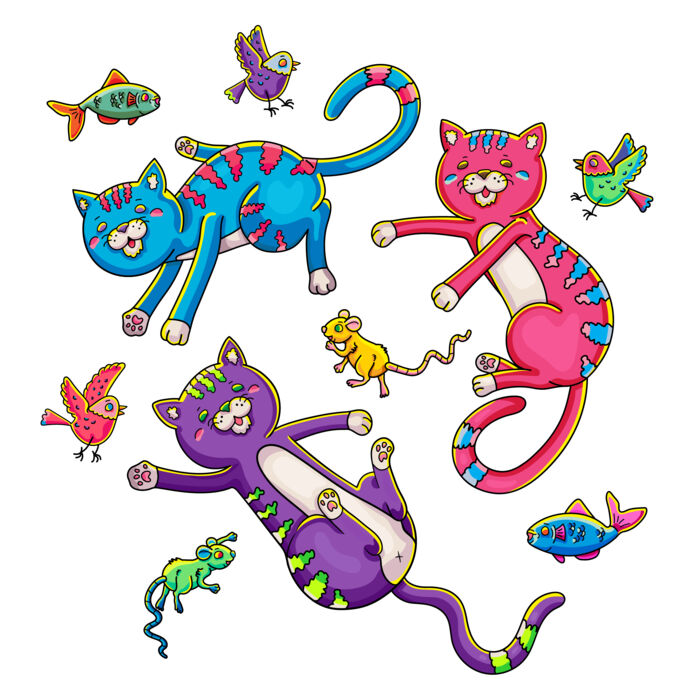 Cat Trio & Friends Thumbnail