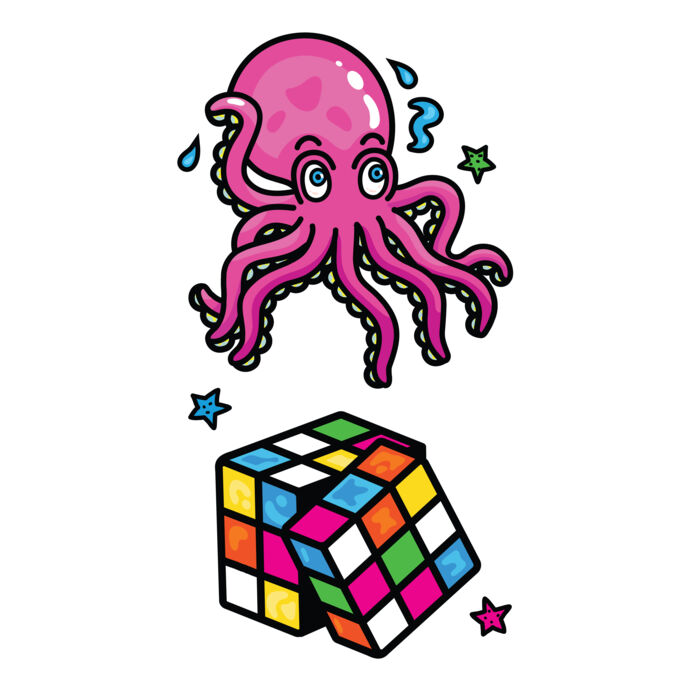 Octo Cube - Pink Thumbnail