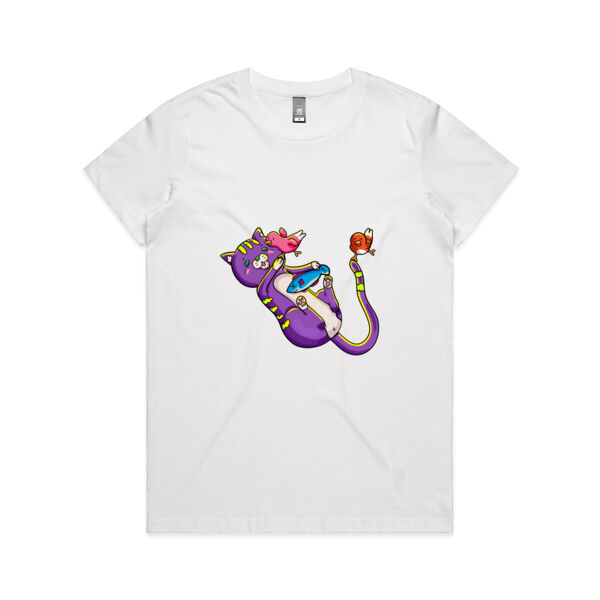 Purple Cat - AS Colour - Women's Maple Tee Thumbnail