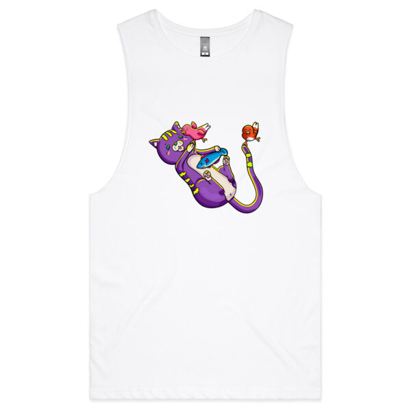 Purple Cat - AS Colour - Barnard Tank Top - Muscle Tee Thumbnail