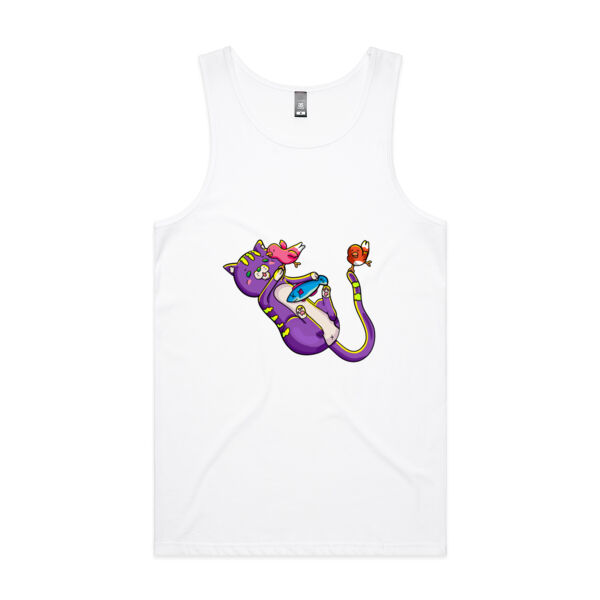 Purple Cat - AS Colour - Men's Lowdown Singlet Thumbnail