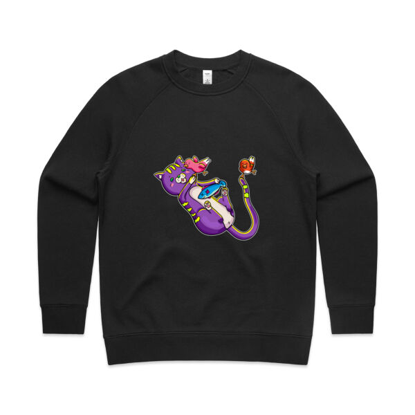 Purple Cat - AS Colour - Women's Supply Crew Thumbnail