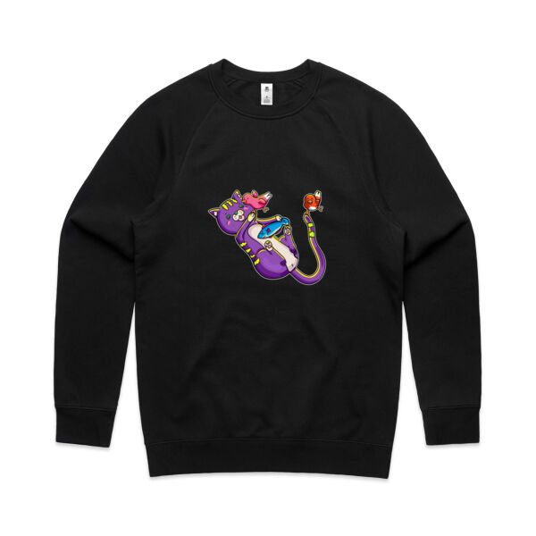Purple Cat - AS Colour - Men's Supply Crew Sweatshirt Thumbnail
