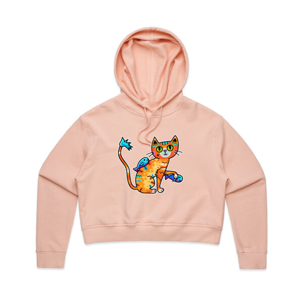 Cat&Fish - AS Colour - Women's Crop Hood Thumbnail