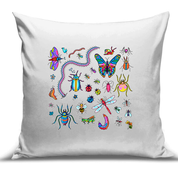 Creepy Crawly - Cushion Cover - 100% Linen Thumbnail