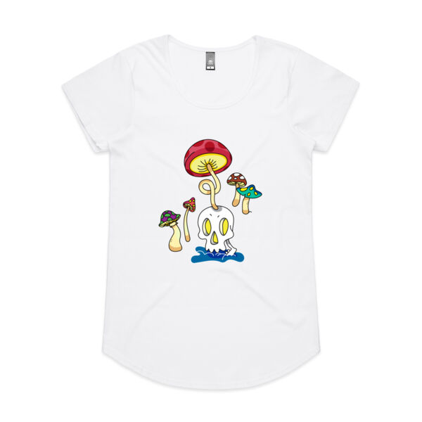 Skull Shroom - AS Colour - Women's 'Mali' Scoop Tee Thumbnail