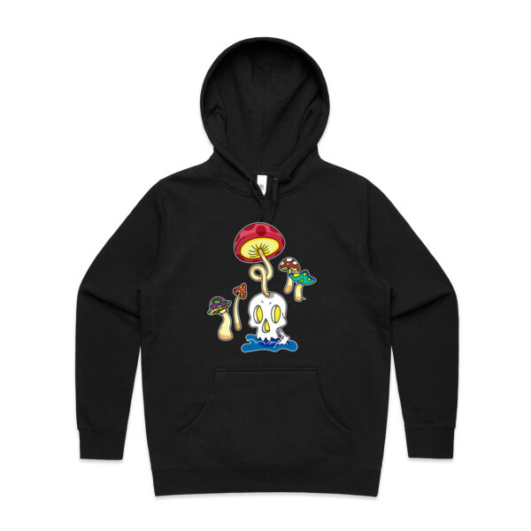Skull Shroom - AS Colour - Women's Stencil Hood Thumbnail