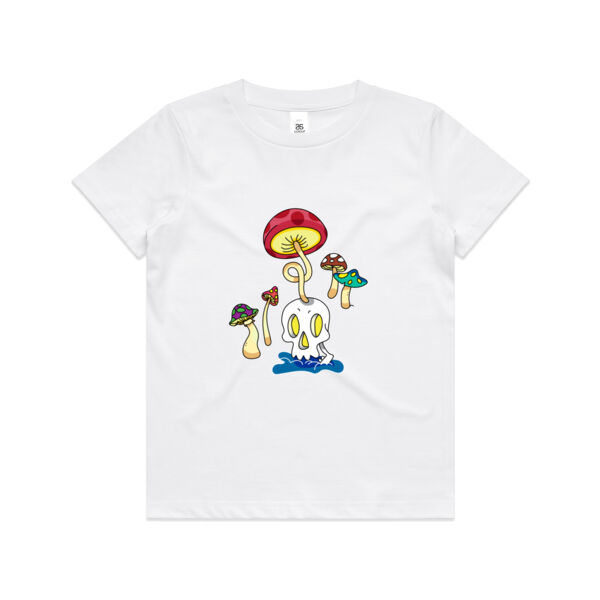 Skull Shroom - AS Colour - Kids Youth Tee Thumbnail