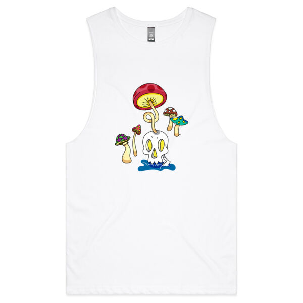 Skull Shroom - AS Colour - Barnard Tank Top - Muscle Tee Thumbnail