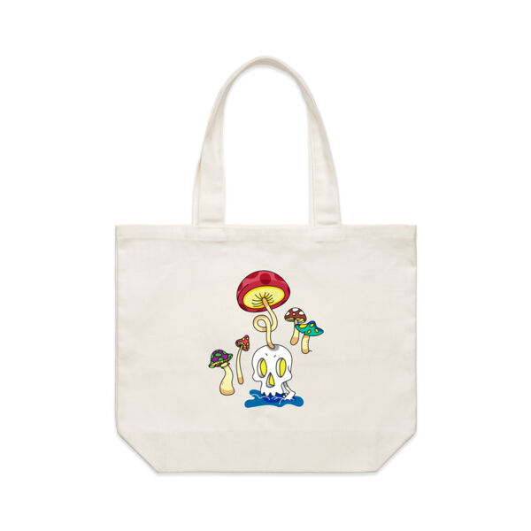 Skull Shroom - AS Colour Shoulder Tote Bag Thumbnail