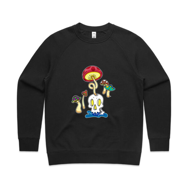 Skull Shroom - AS Colour - Women's Supply Crew Thumbnail