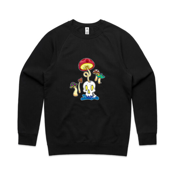 Skull Shroom - AS Colour - Men's Supply Crew Sweatshirt Thumbnail