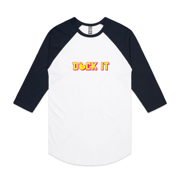 Duck It - AS Colour - 3/4 Raglan Baseball Sleeve Tee Thumbnail