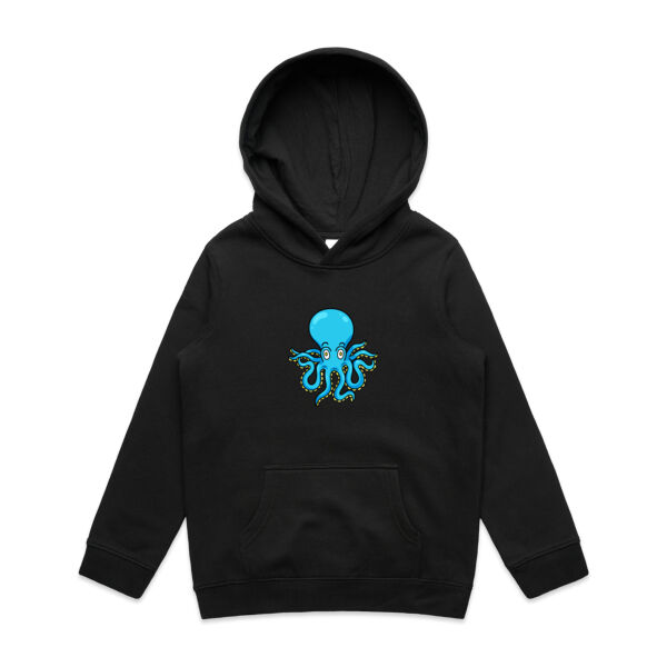 Blue Octopus - AS Colour - Youth Supply Hood Sweatshirt Thumbnail
