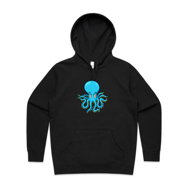 Blue Octopus - AS Colour - Women's Stencil Hood Thumbnail