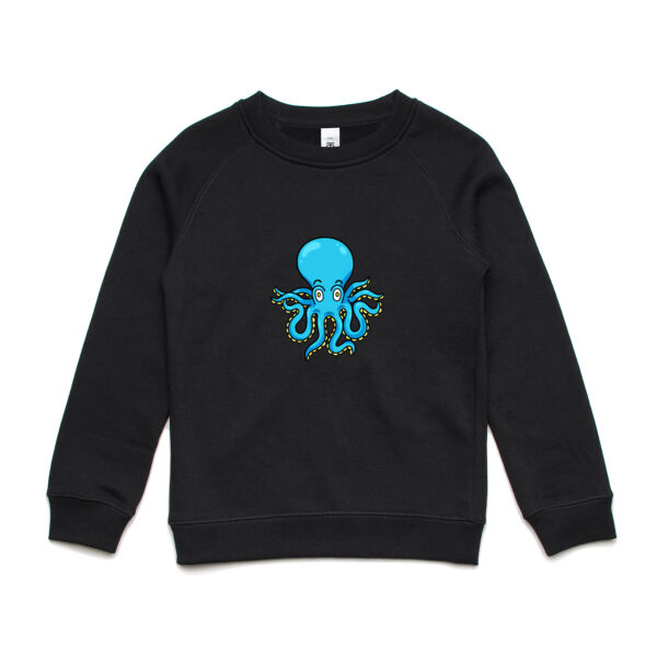 Blue Octopus - AS Colour - Youth Supply Crew Sweatshirt Thumbnail