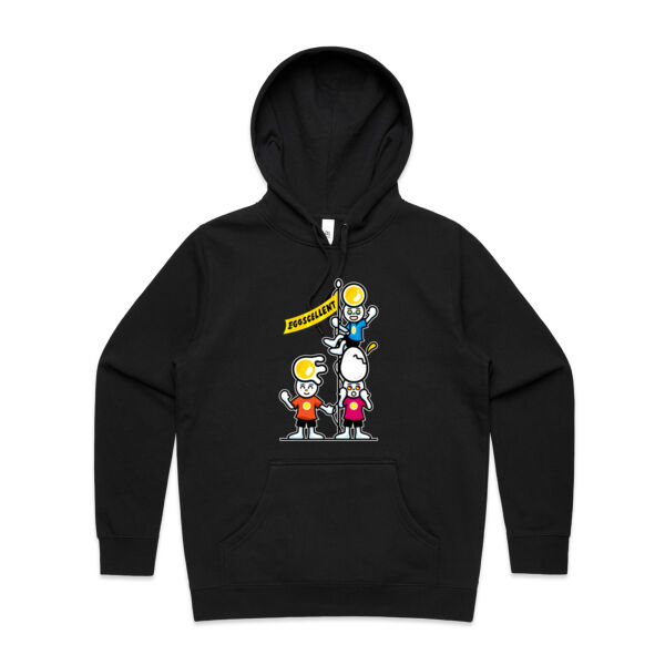 Eggscellent - AS Colour - Women's Stencil Hood Thumbnail