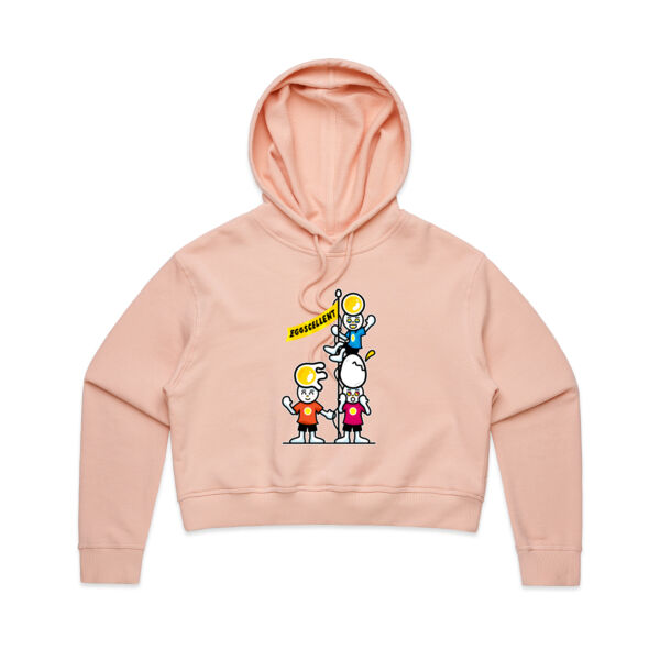 Eggscellent - AS Colour - Women's Crop Hood Thumbnail