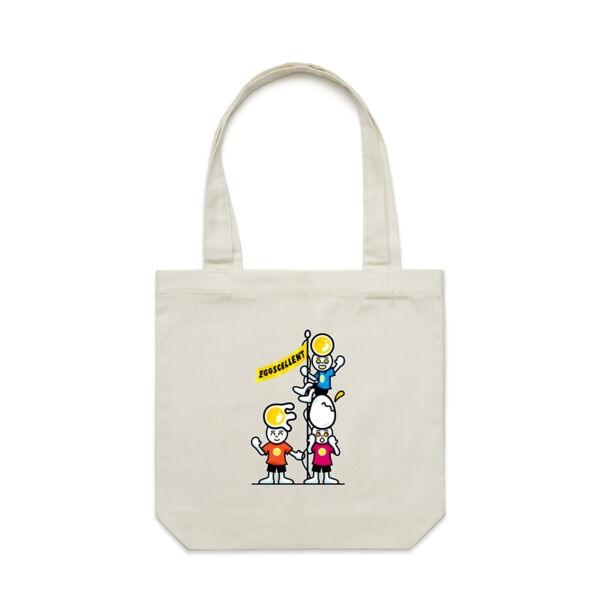Eggscellent - AS Colour - Canvas Tote 'Carrie' Bag  Thumbnail