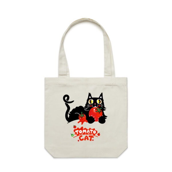 Tomato Cat - AS Colour - Canvas Tote 'Carrie' Bag  Thumbnail
