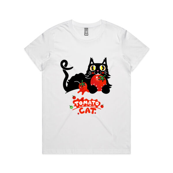 Tomato Cat - AS Colour - Women's Maple Crew Tee Thumbnail