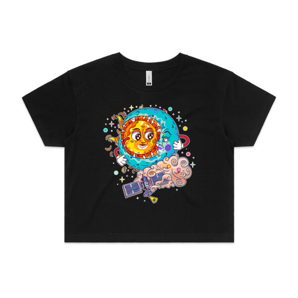 Sun & Moon - AS COLOUR - Women's Crop Tee Thumbnail