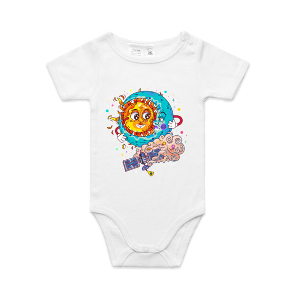 Sun & Moon - AS Colour - Baby 'Mini-me' Onesie Romper Thumbnail