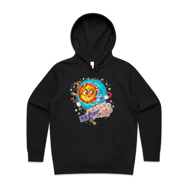 Sun & Moon - AS Colour - Women's Stencil Hood Thumbnail