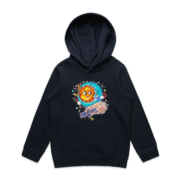 Sun & Moon - AS Colour - Youth Supply Hood Sweatshirt Thumbnail