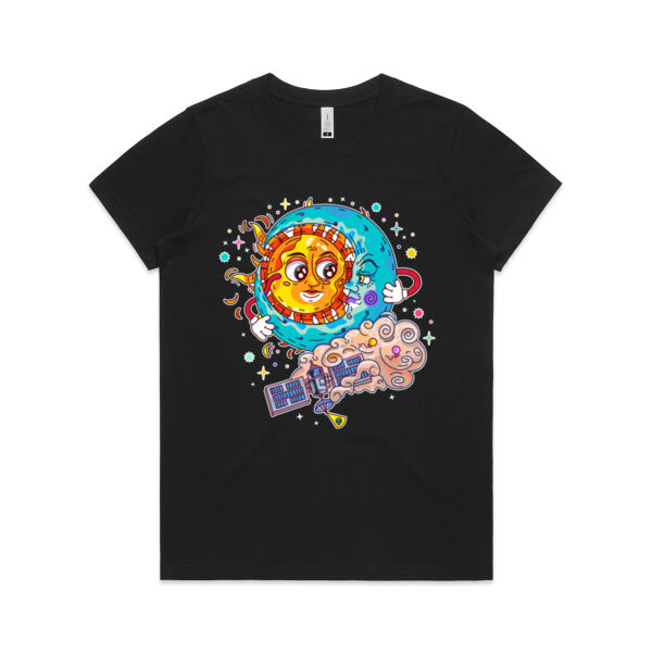 Sun & Moon - AS Colour - Women's  Maple ORGANIC Tee Thumbnail