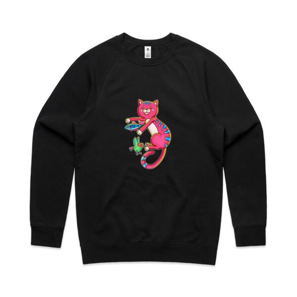 Red Cat & Friends - AS Colour - Men's Supply Crew Sweatshirt Thumbnail