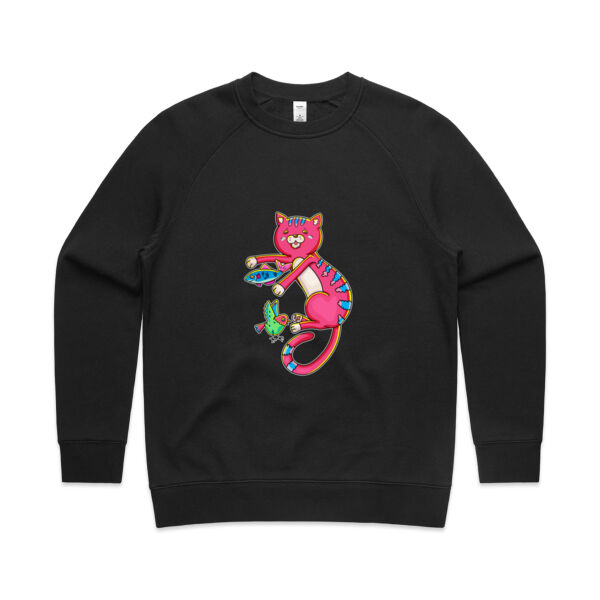 Red Cat & Friends - AS Colour - Women's Supply Crew Thumbnail