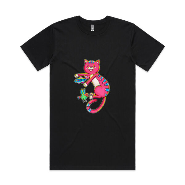 Red Cat & Friends - AS Colour - Tall Tee Thumbnail
