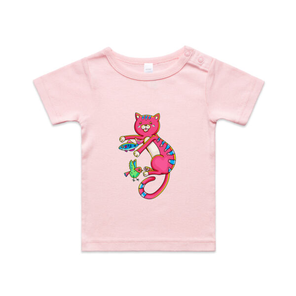 Red Cat & Friends - AS Colour - Infant Wee Tee Thumbnail