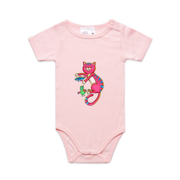 Red Cat & Friends - AS Colour - Baby 'Mini-me' Onesie Romper Thumbnail