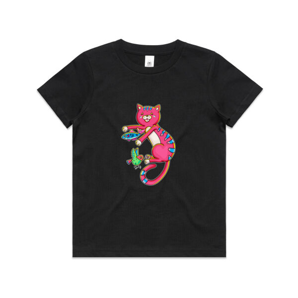 Red Cat & Friends - AS Colour - Kids Youth Tee Thumbnail