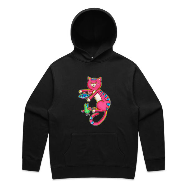 Red Cat & Friends - AS Colour - Mens Relax Hood Thumbnail