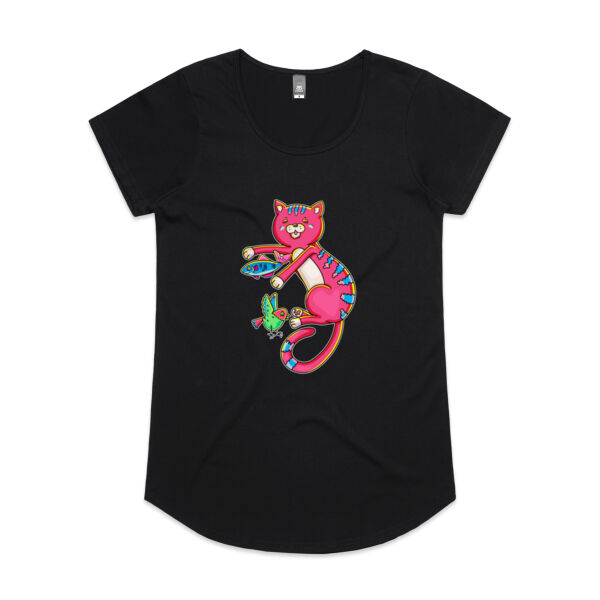 Red Cat & Friends - AS Colour - Women's 'Mali' Scoop Tee Thumbnail