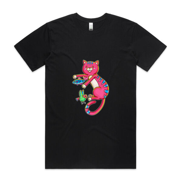 Red Cat & Friends - AS Colour - Organic Staple Tee Thumbnail