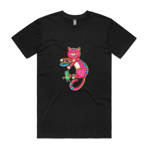 Red Cat & Friends - AS Colour - Staple Crew Tee (Premium) Thumbnail