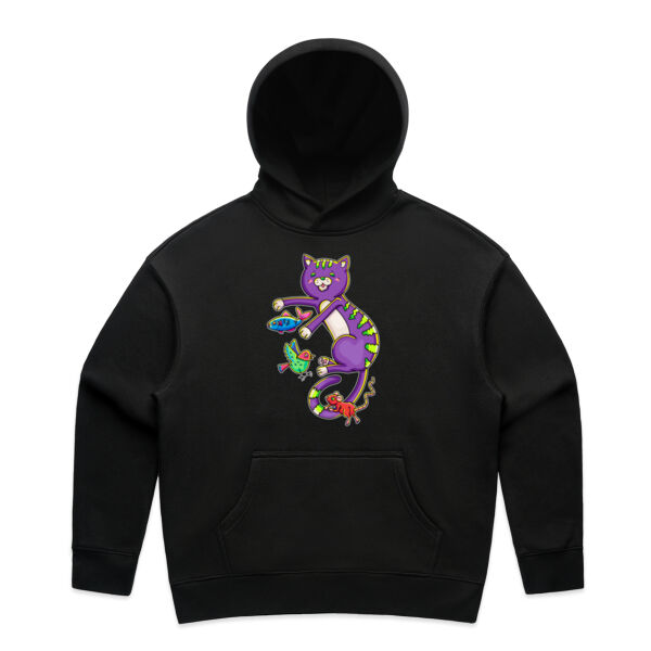 Purple Cat & Friends - AS Colour - Women's Relax Hood Thumbnail