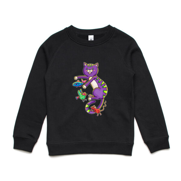 Purple Cat & Friends - AS Colour - Youth Supply Crew Sweatshirt Thumbnail