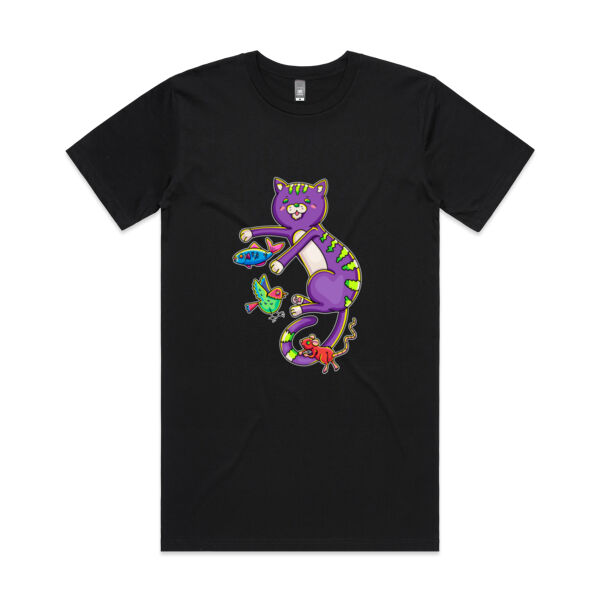 Purple Cat & Friends - AS Colour - Tall Tee Thumbnail