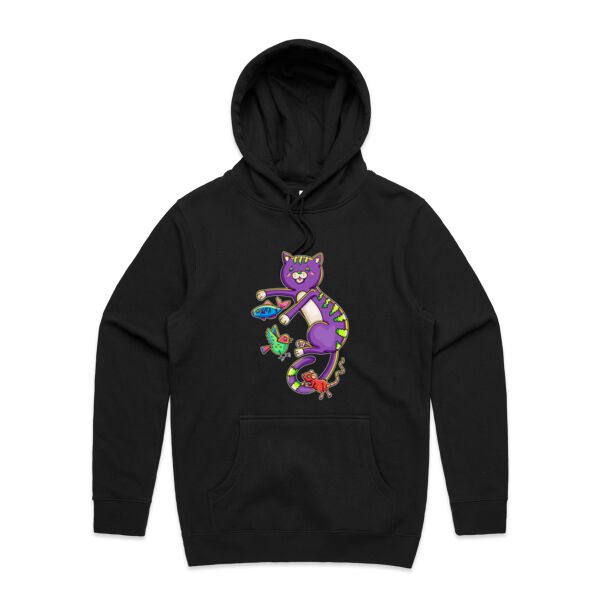 Purple Cat & Friends - AS Colour - Stencil Hood Thumbnail