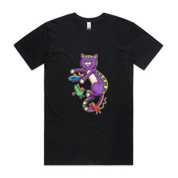 Purple Cat & Friends - AS Colour - Organic Staple Tee Thumbnail