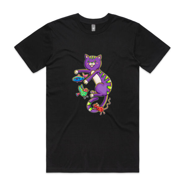 Purple Cat & Friends - AS Colour - Staple Tee Thumbnail