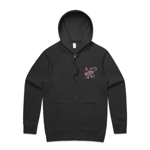 Purple Cat & Friends V2 - AS Colour Official Zip Hoodie Thumbnail