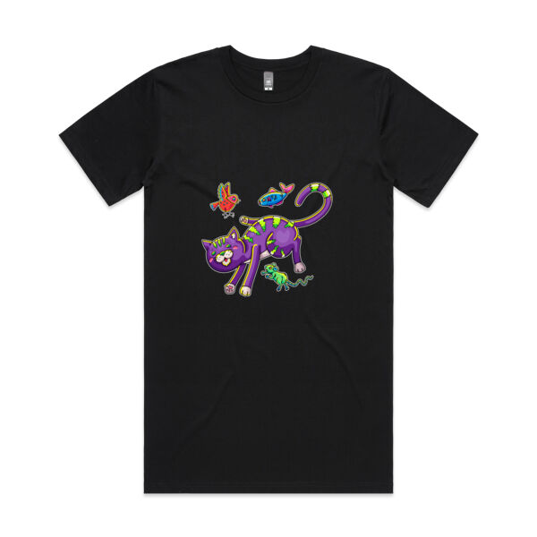 Purple Cat & Friends V2 - AS Colour - Tall Tee Thumbnail
