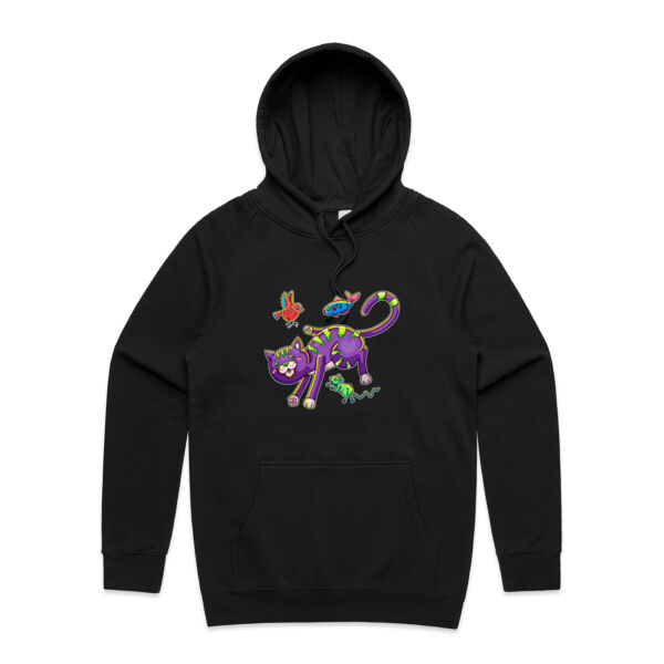 Purple Cat & Friends V2 - AS Colour - Supply Hood Sweatshirt Thumbnail